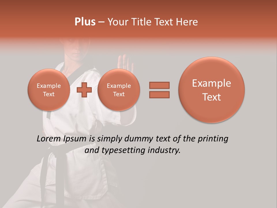 Taekwondo Master PowerPoint Template