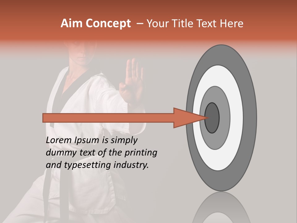 Taekwondo Master PowerPoint Template