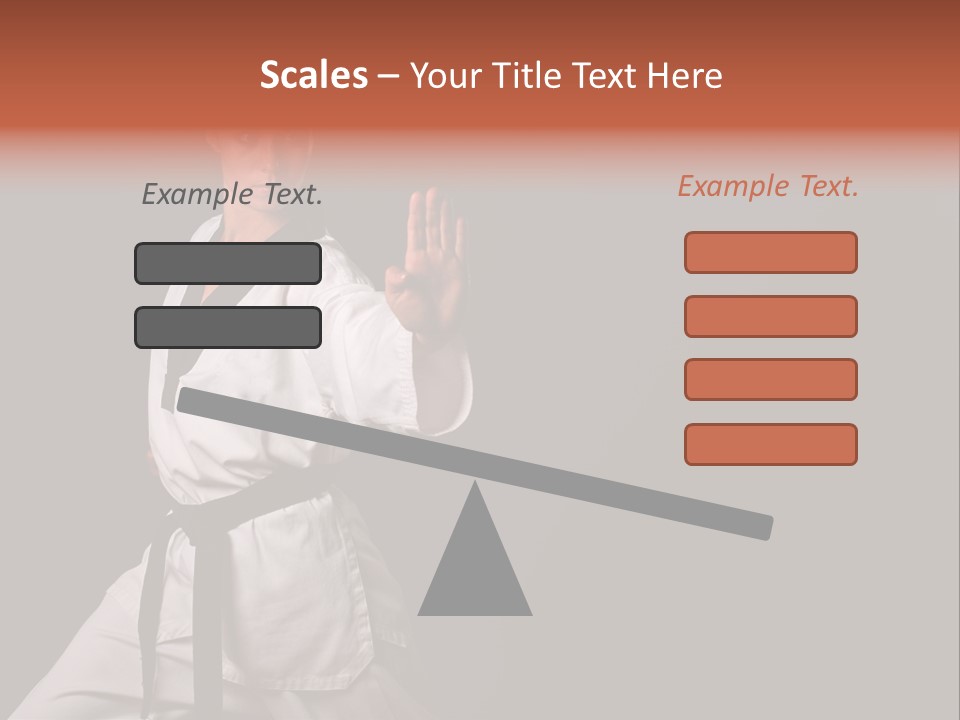Taekwondo Master PowerPoint Template