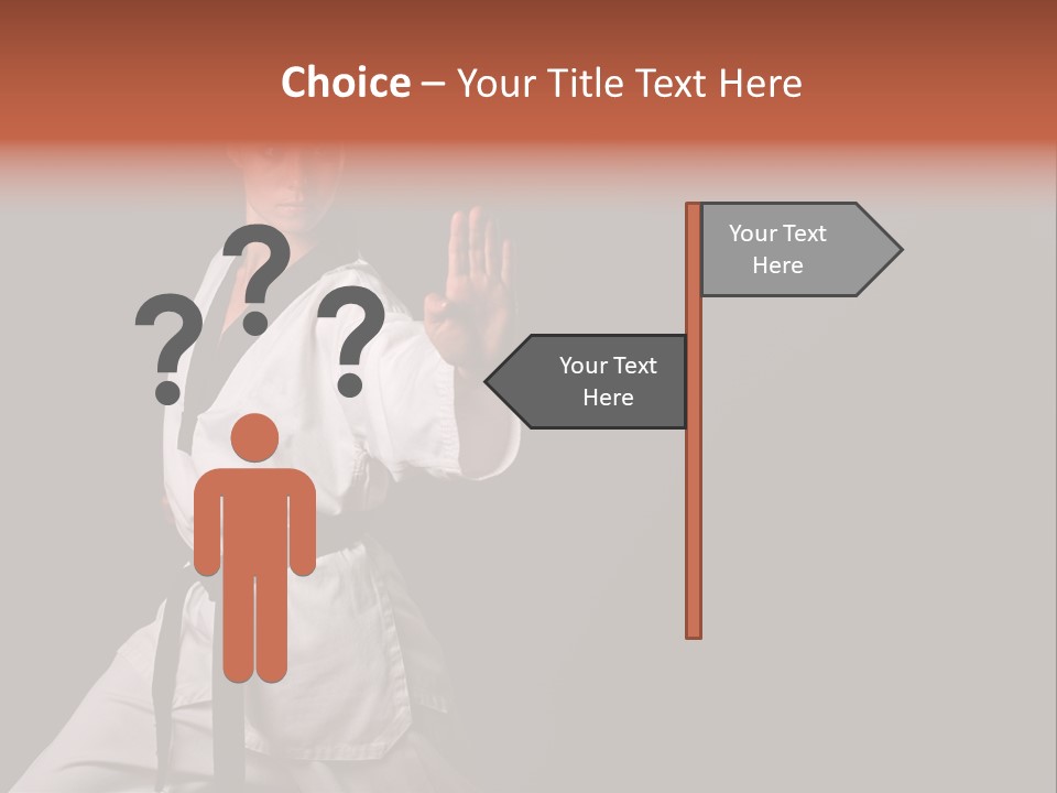 Taekwondo Master PowerPoint Template