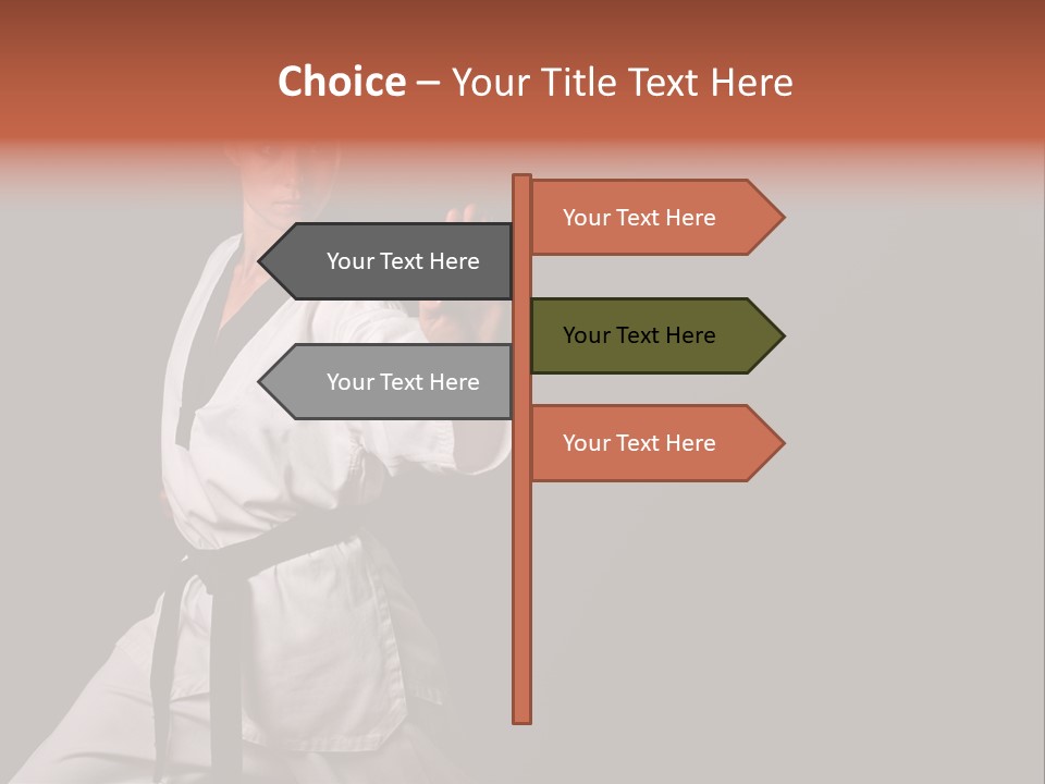Taekwondo Master PowerPoint Template