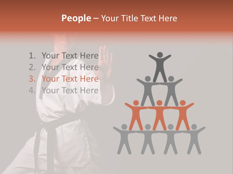 Taekwondo Master PowerPoint Template