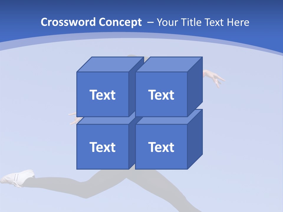 Person Brunette Gymnast PowerPoint Template