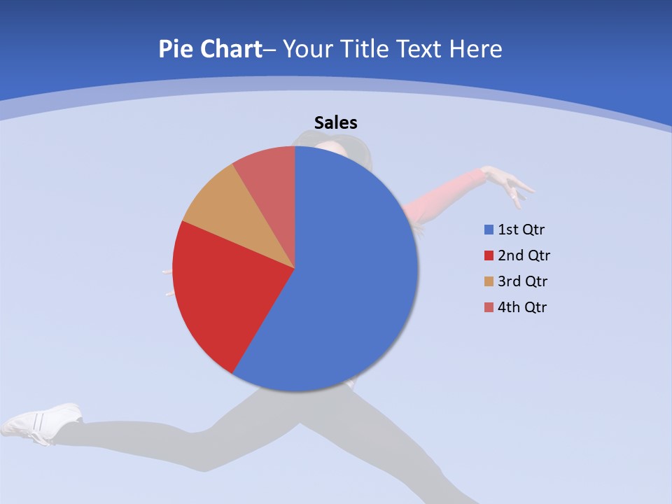 Person Brunette Gymnast PowerPoint Template