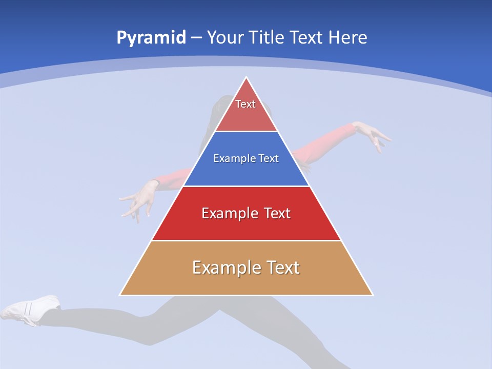 Person Brunette Gymnast PowerPoint Template