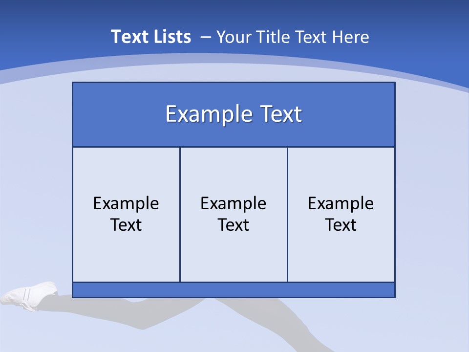 Person Brunette Gymnast PowerPoint Template