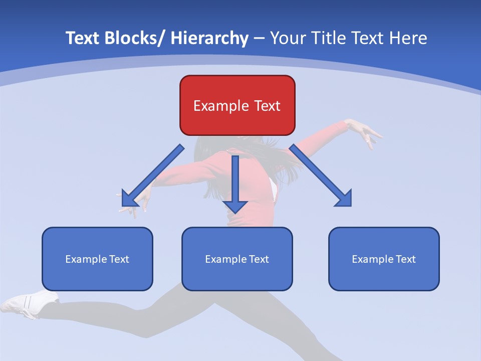 Person Brunette Gymnast PowerPoint Template