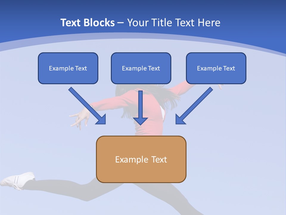 Person Brunette Gymnast PowerPoint Template