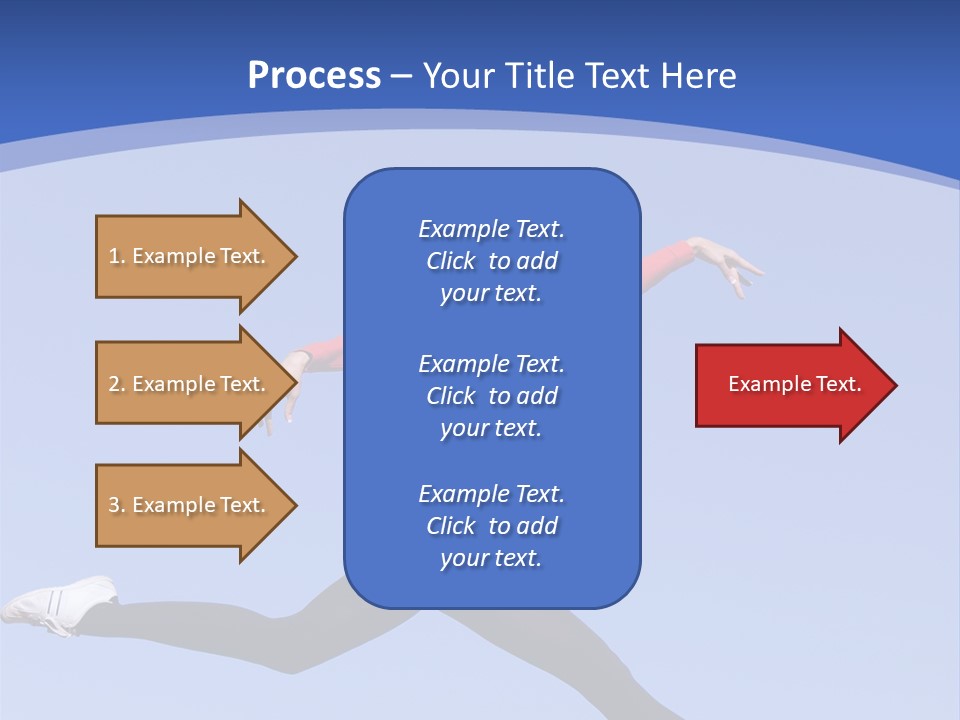 Person Brunette Gymnast PowerPoint Template