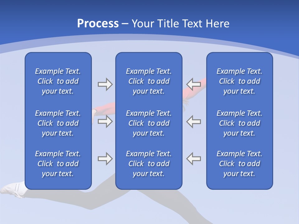 Person Brunette Gymnast PowerPoint Template