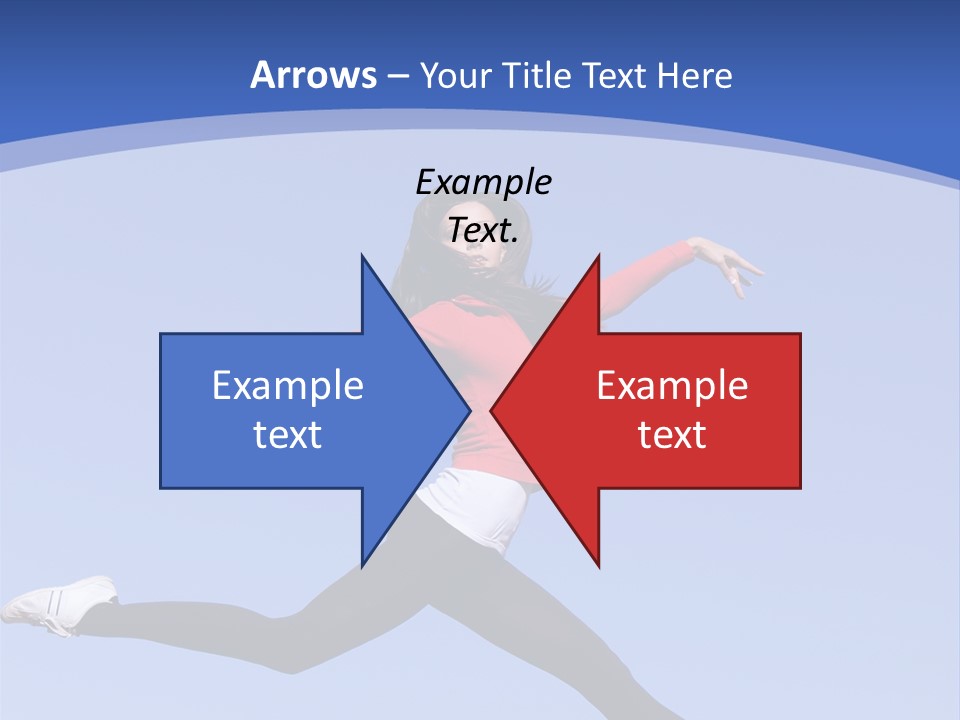 Person Brunette Gymnast PowerPoint Template