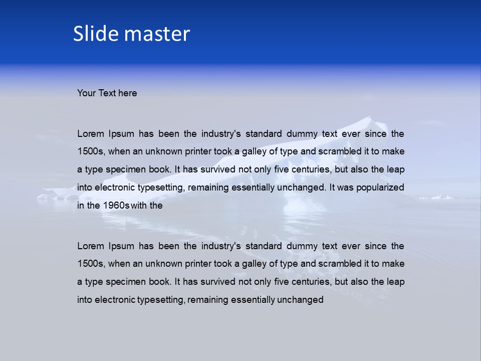 Iceberg PowerPoint Template