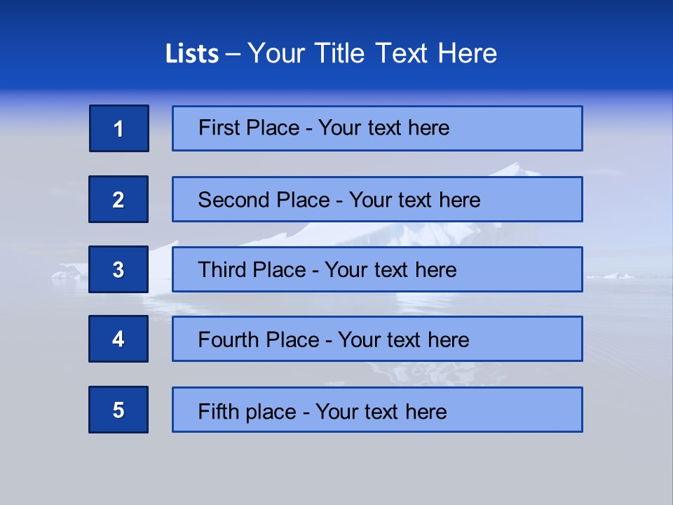 Iceberg PowerPoint Template