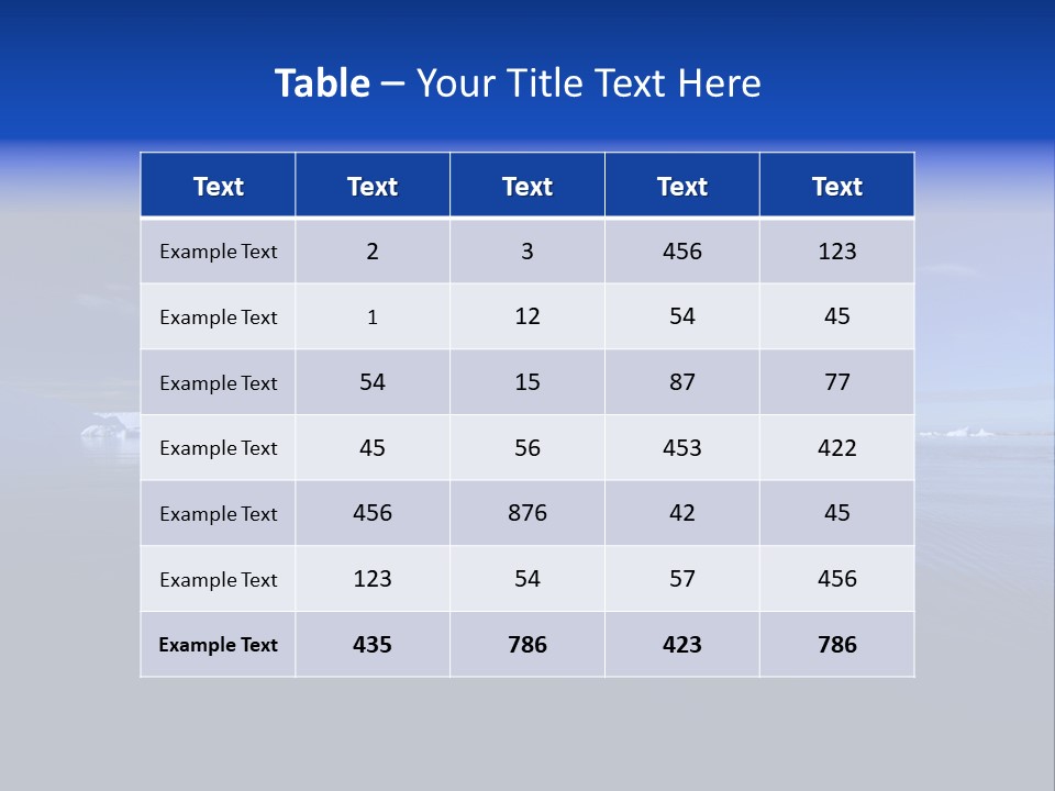 Iceberg PowerPoint Template