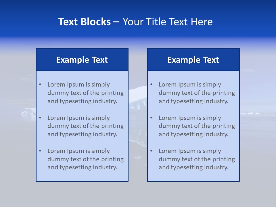 Iceberg PowerPoint Template