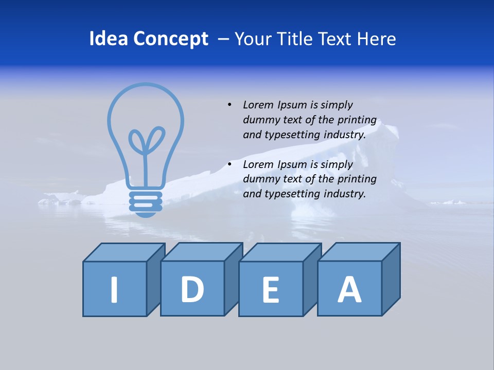 Iceberg PowerPoint Template