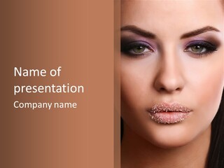 Beautiful Make Up PowerPoint Template