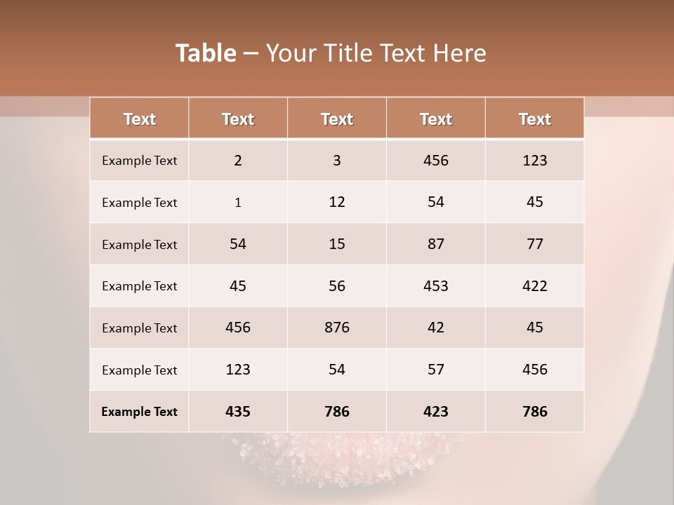 Beautiful Make Up PowerPoint Template