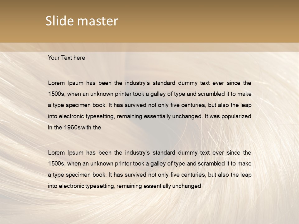 Background Hair PowerPoint Template