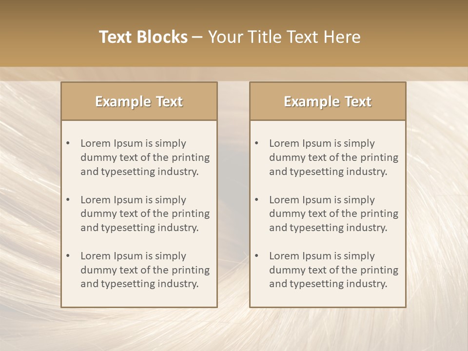 Background Hair PowerPoint Template