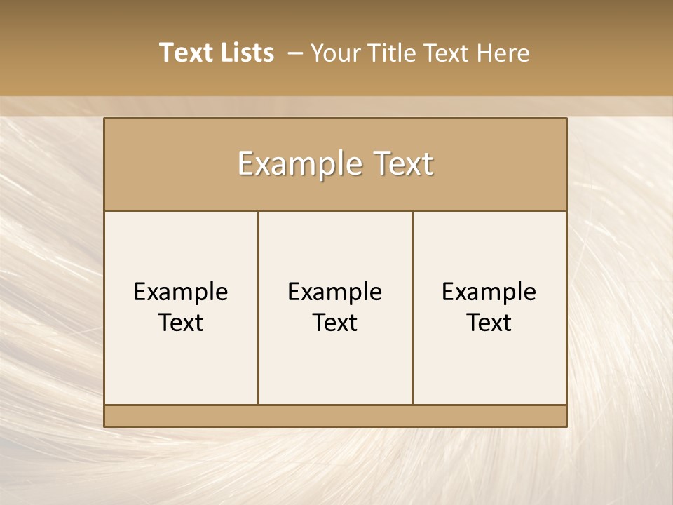 Background Hair PowerPoint Template