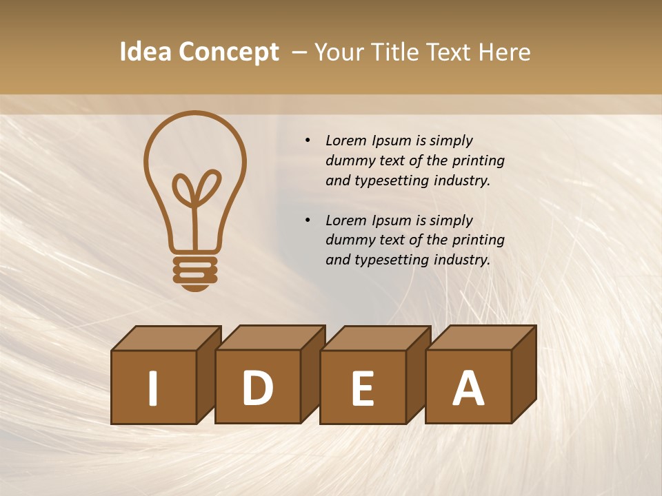 Background Hair PowerPoint Template