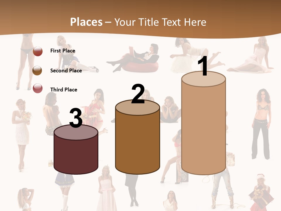 Photography Poses For Women PowerPoint Template