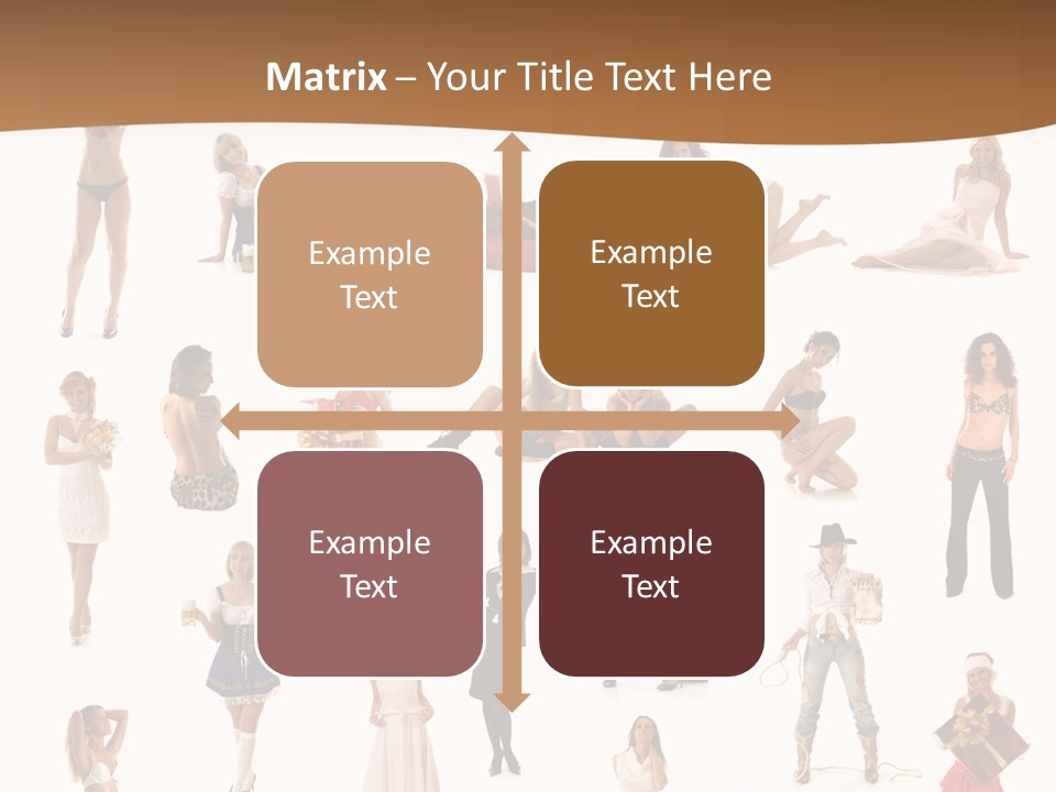 Photography Poses For Women PowerPoint Template