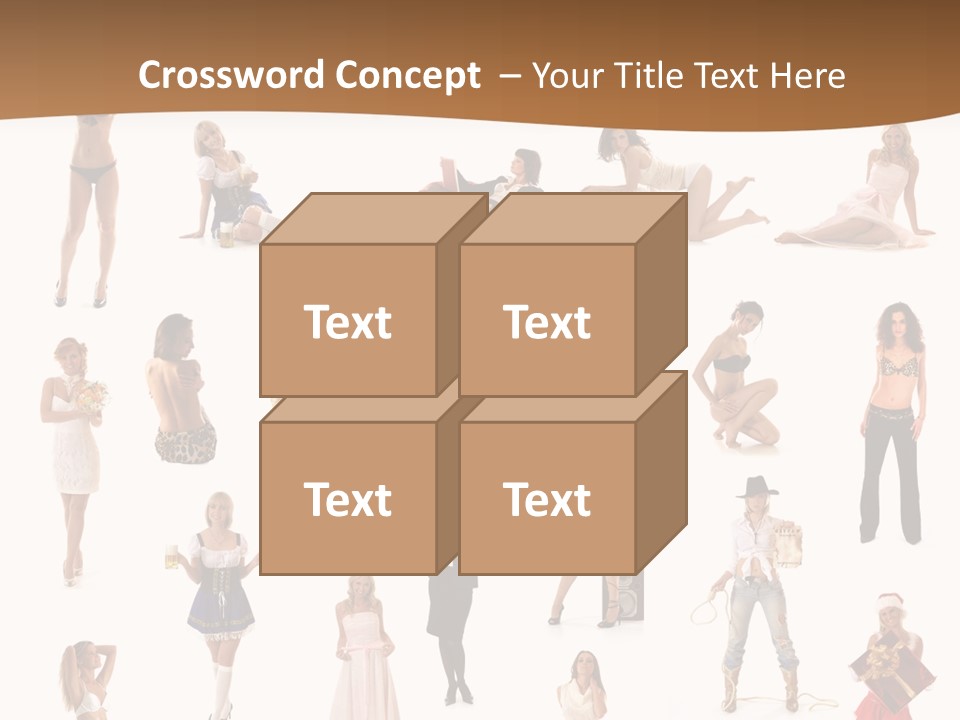 Photography Poses For Women PowerPoint Template