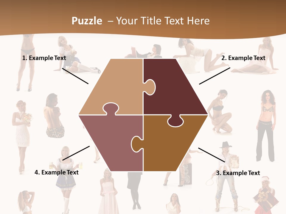 Photography Poses For Women PowerPoint Template