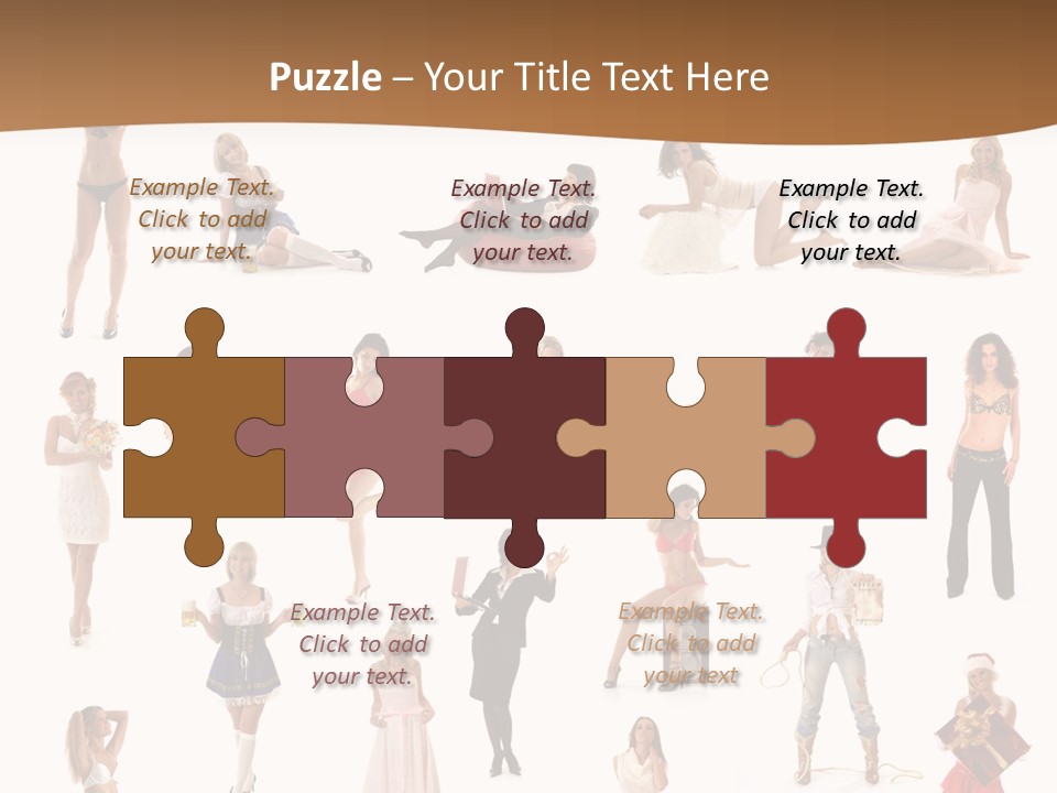 Photography Poses For Women PowerPoint Template