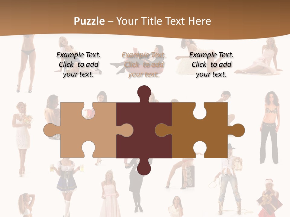 Photography Poses For Women PowerPoint Template