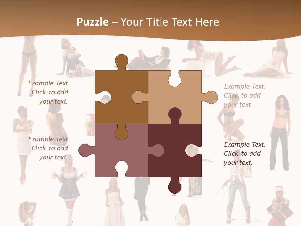 Photography Poses For Women PowerPoint Template