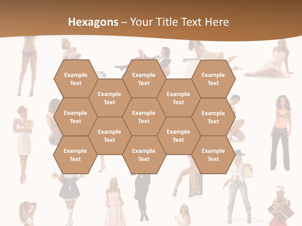 Photography Poses For Women PowerPoint Template