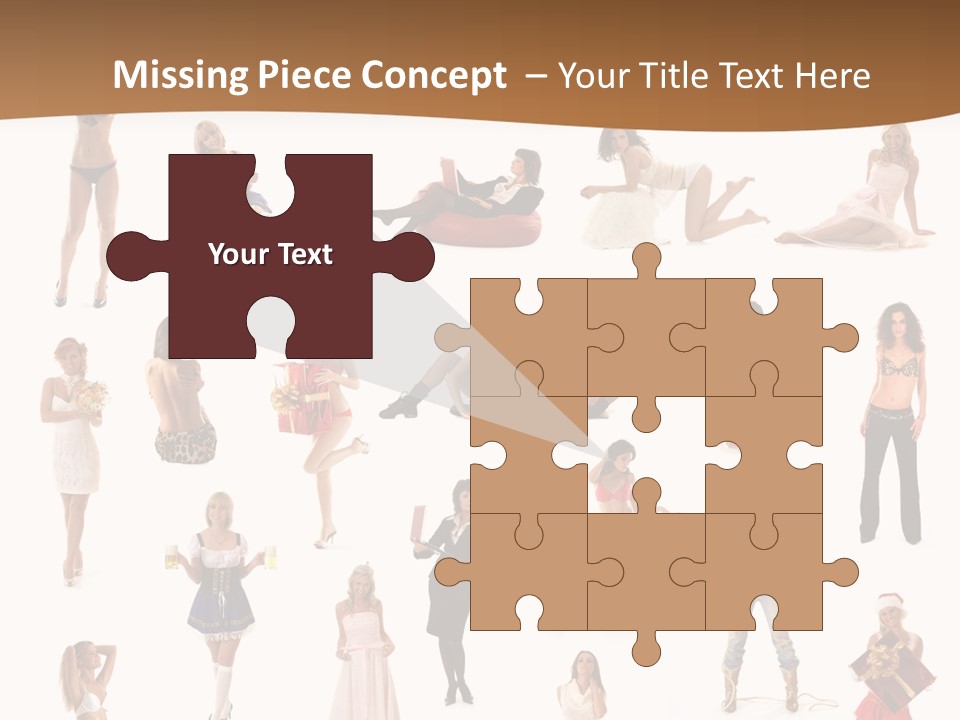 Photography Poses For Women PowerPoint Template