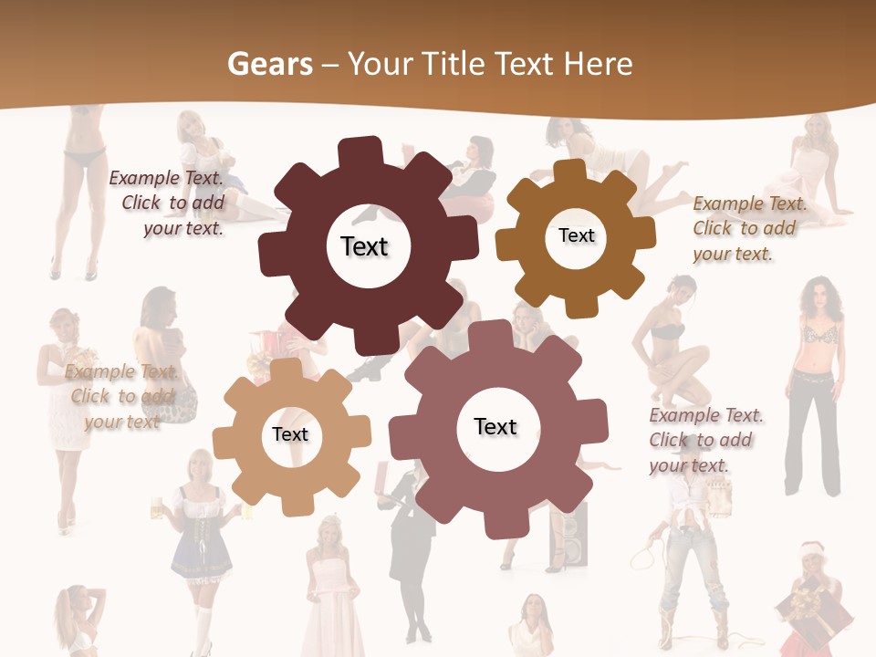 Photography Poses For Women PowerPoint Template