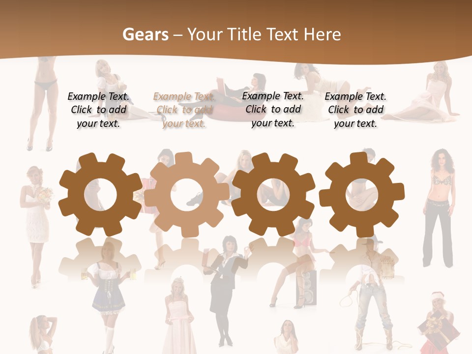 Photography Poses For Women PowerPoint Template