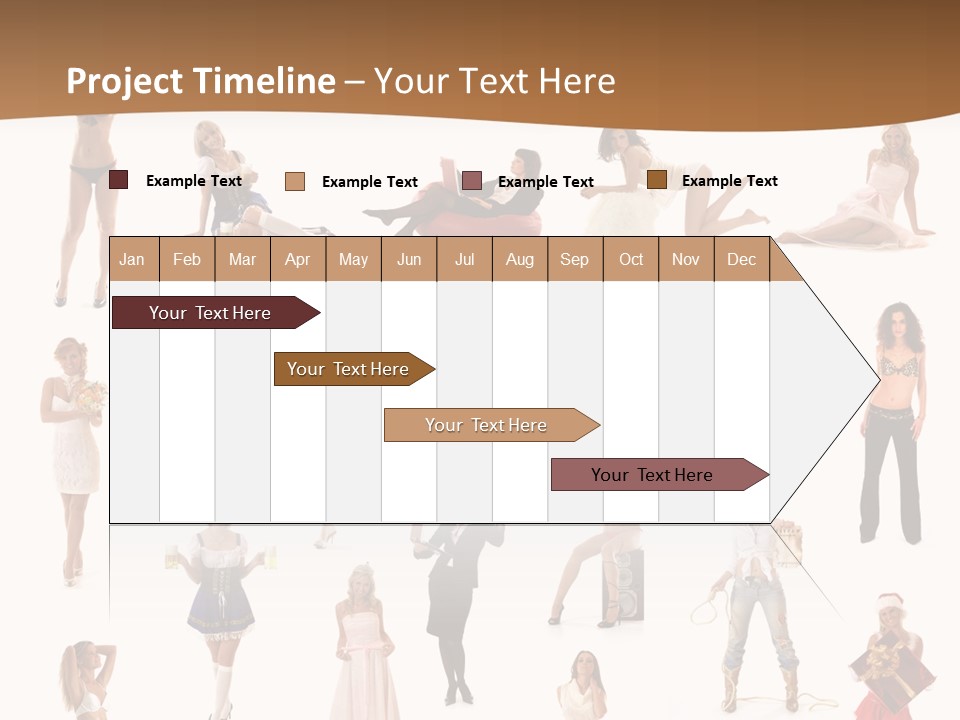 Photography Poses For Women PowerPoint Template