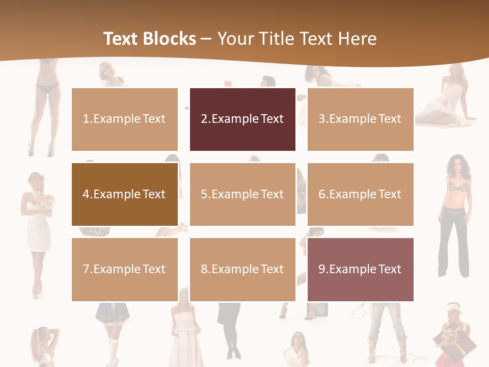 Photography Poses For Women PowerPoint Template