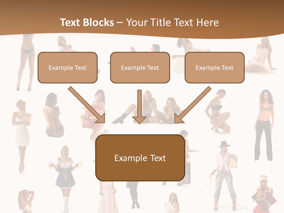 Photography Poses For Women PowerPoint Template