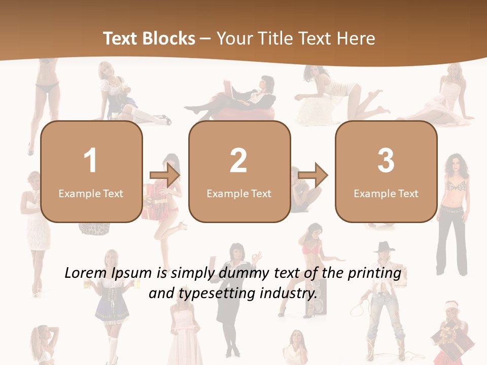 Photography Poses For Women PowerPoint Template