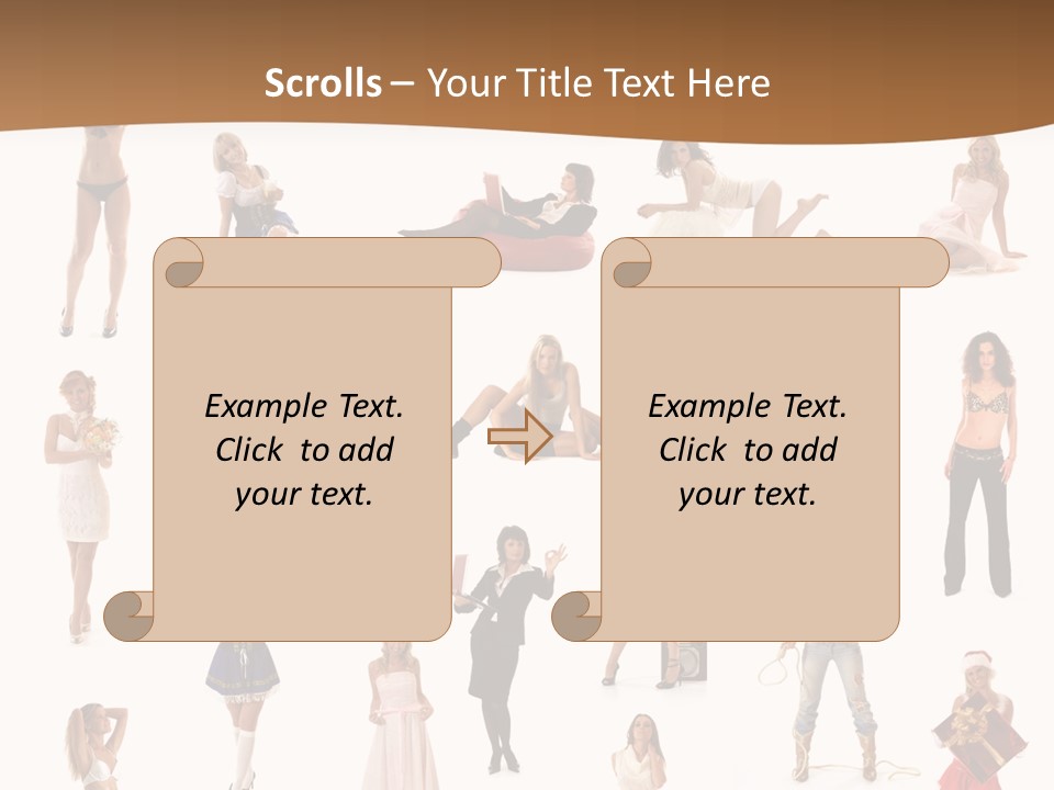 Photography Poses For Women PowerPoint Template