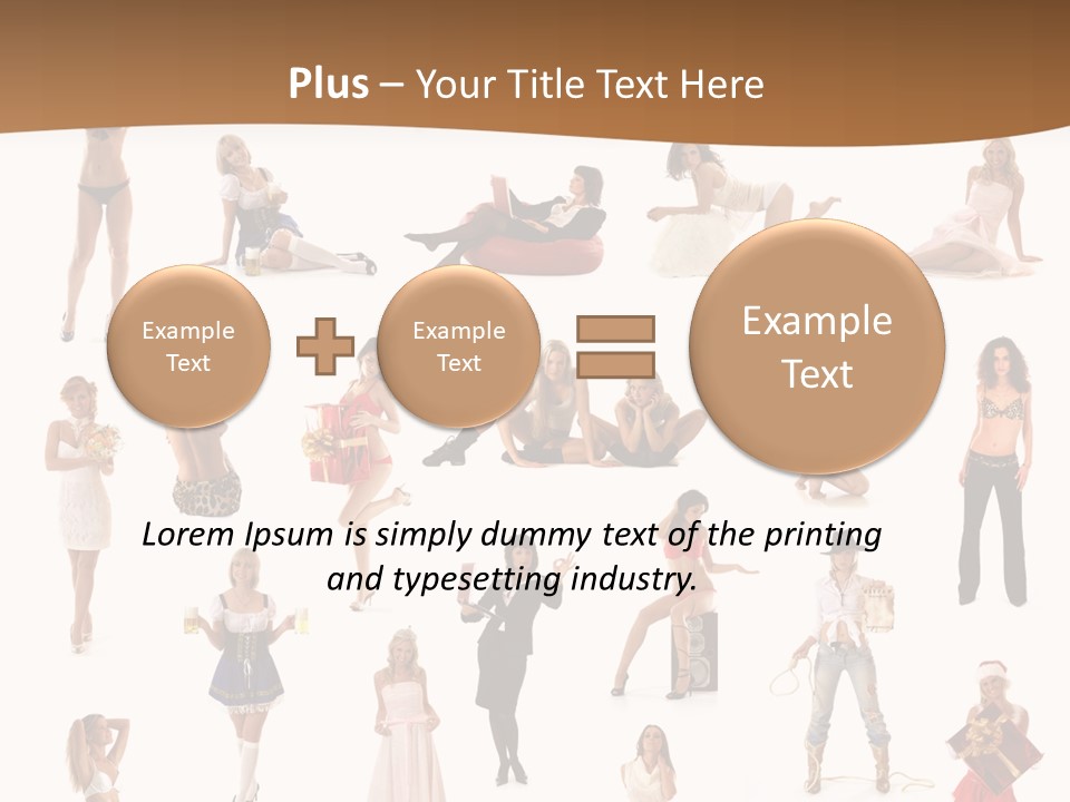 Photography Poses For Women PowerPoint Template