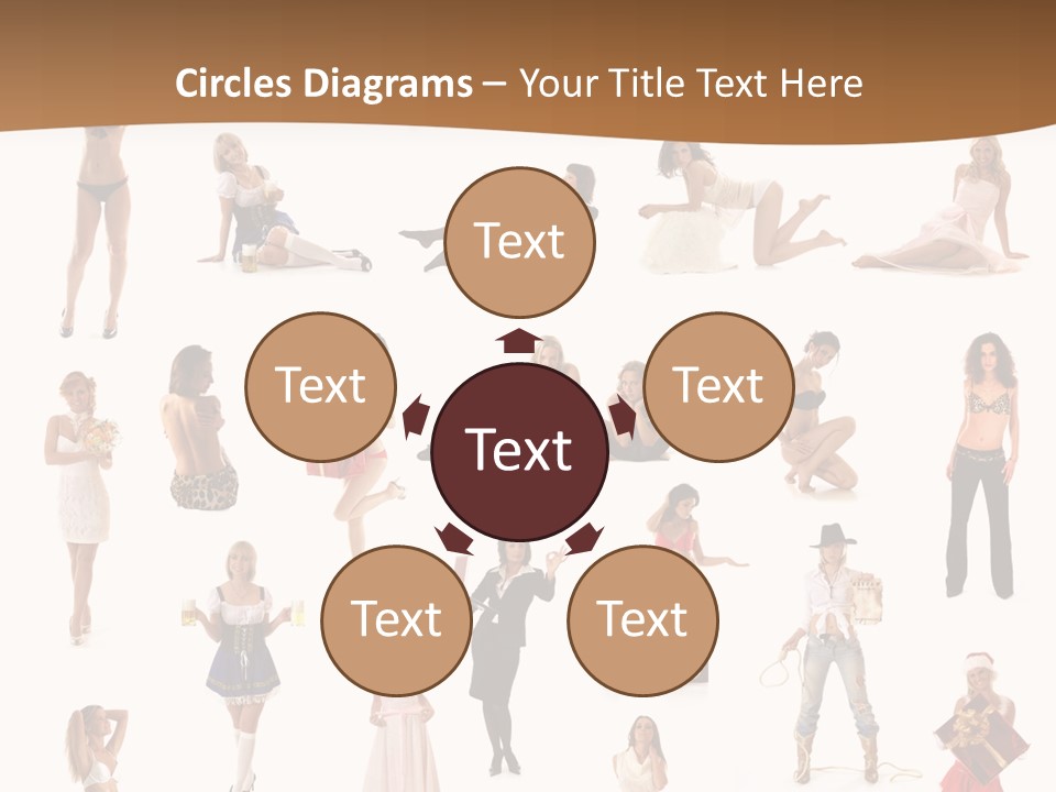 Photography Poses For Women PowerPoint Template