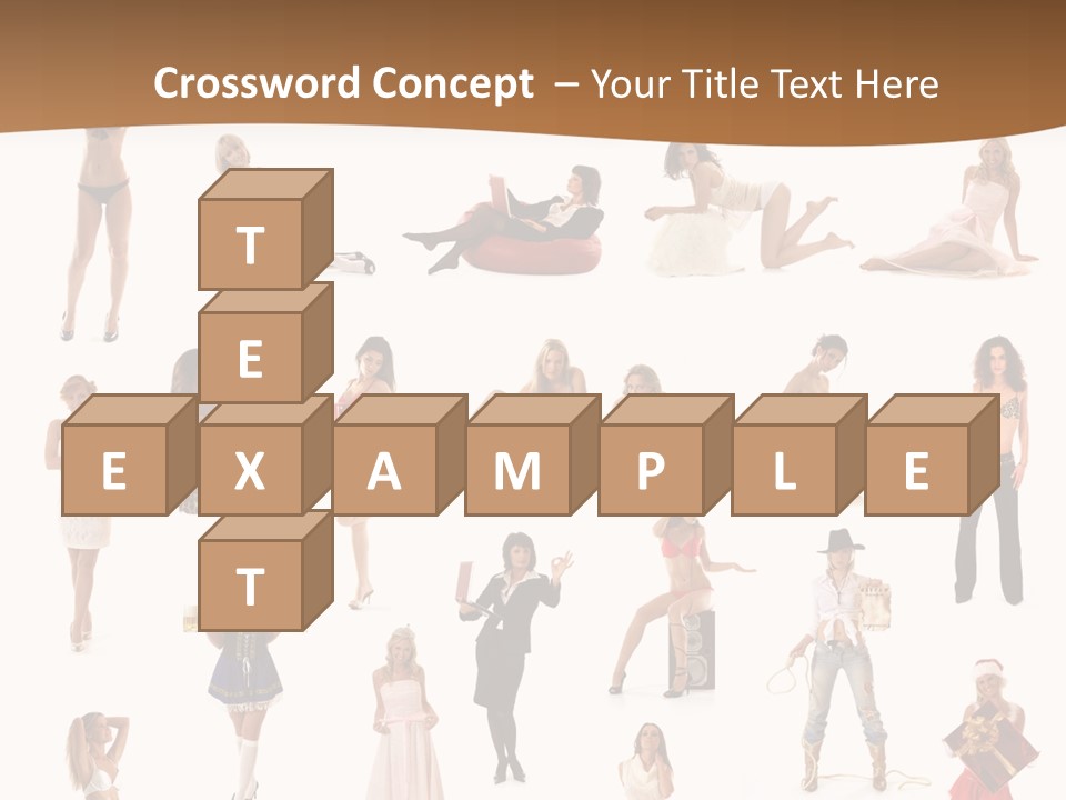 Photography Poses For Women PowerPoint Template