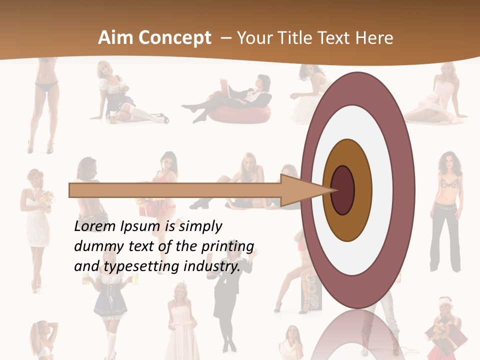 Photography Poses For Women PowerPoint Template