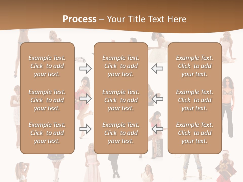 Photography Poses For Women PowerPoint Template