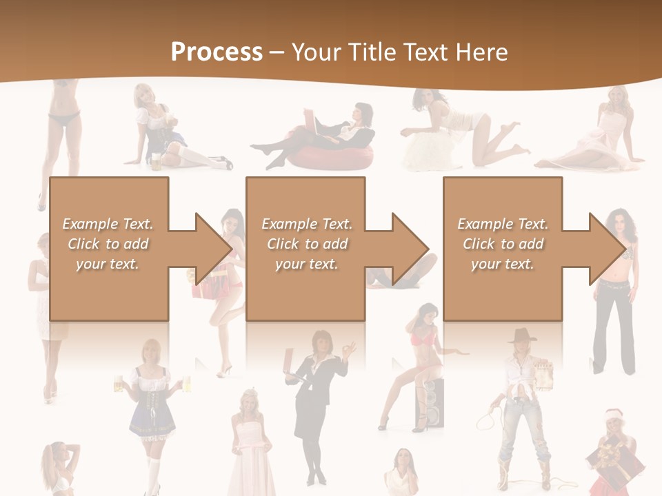 Photography Poses For Women PowerPoint Template