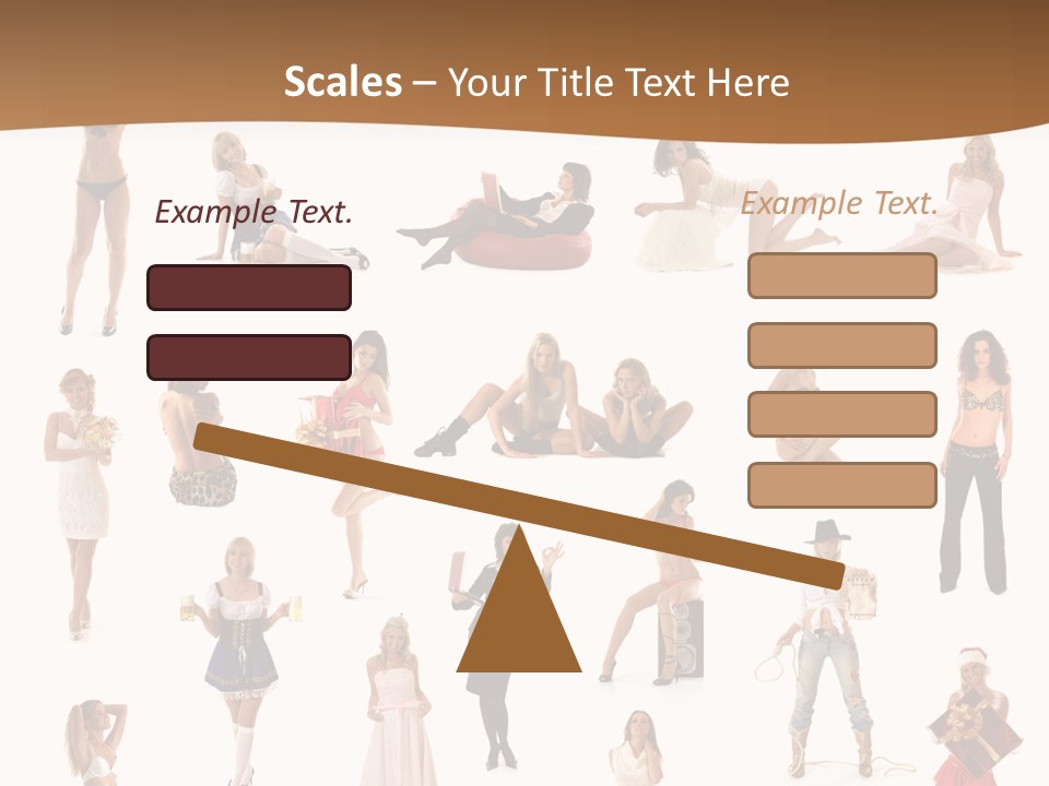 Photography Poses For Women PowerPoint Template