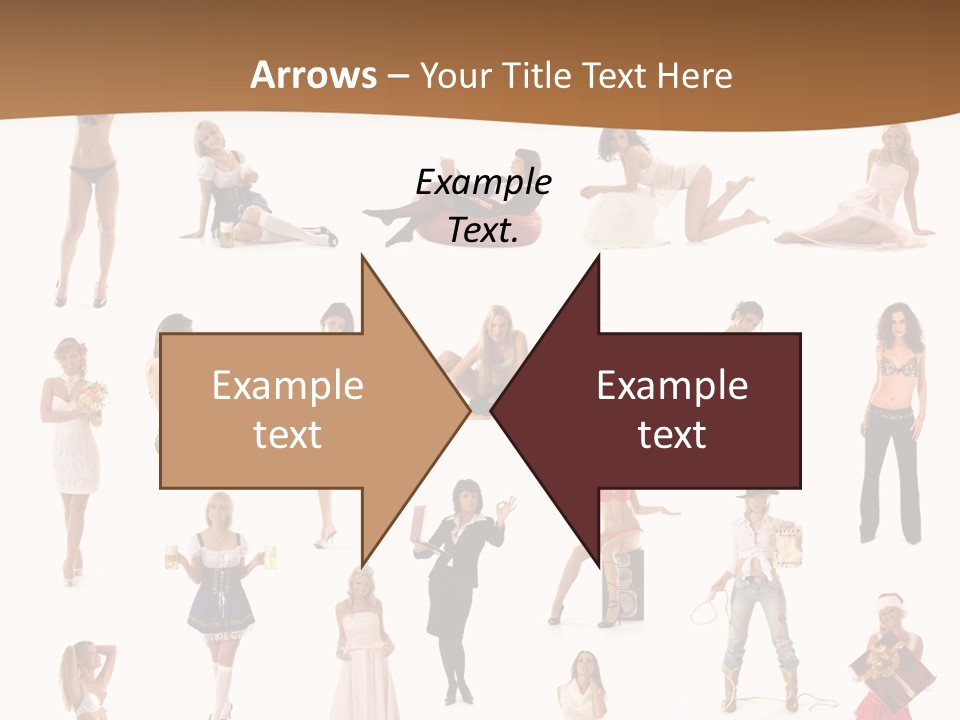 Photography Poses For Women PowerPoint Template